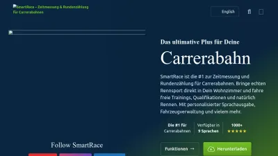 Screenshot preview of smartrace.de