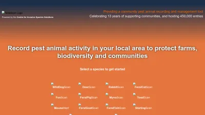 Screenshot preview of feralscan.org.au