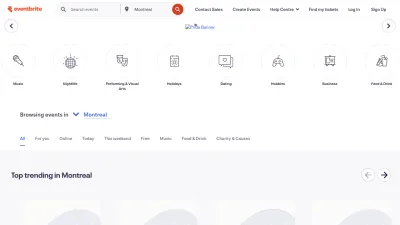 Screenshot preview of eventbrite.ie