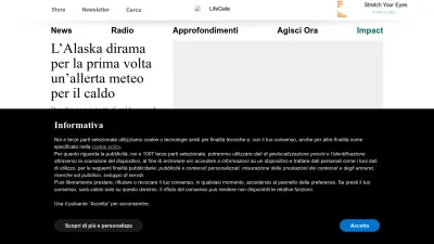 Screenshot preview of lifegate.it