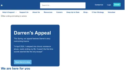 Screenshot preview of crossreach.org.uk