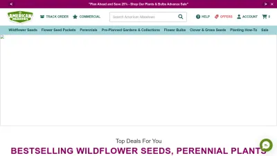 Screenshot preview of americanmeadows.com