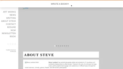Screenshot preview of visitsteve.com