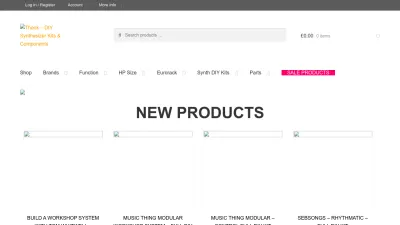Screenshot preview of thonk.co.uk
