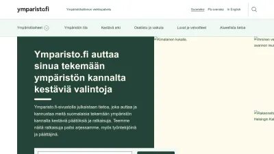 Screenshot preview of ymparisto.fi