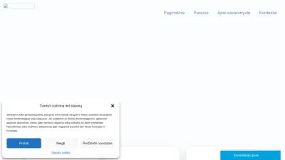 Screenshot preview of viltieslinija.lt