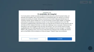 Screenshot preview of merinfo.se
