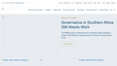 Screenshot preview of saiia.org.za