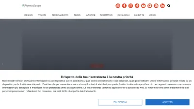 Screenshot preview of pianetadesign.it
