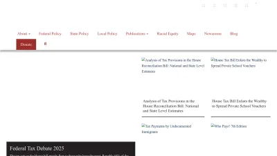 Screenshot preview of itep.org