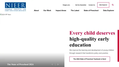 Screenshot preview of nieer.org