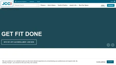Screenshot preview of jccsf.org