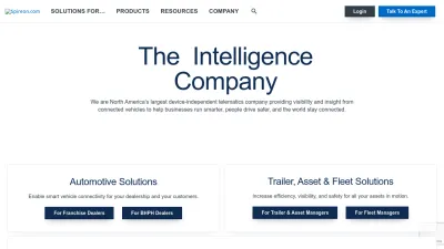 Screenshot preview of spireon.com