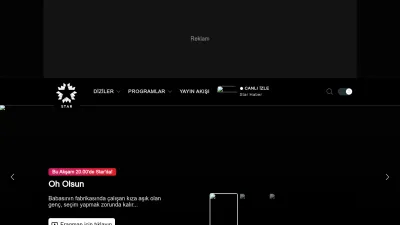 Screenshot preview of startv.com.tr