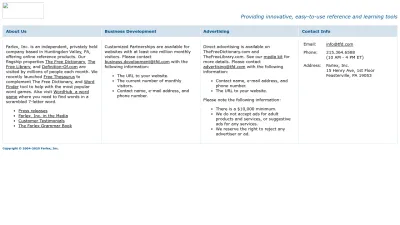Screenshot preview of farlex.com