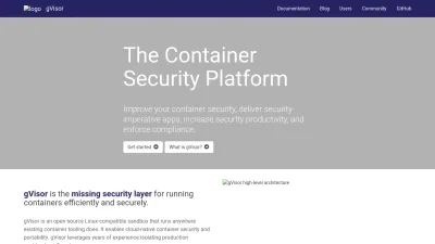 Screenshot preview of gvisor.dev
