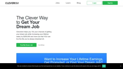Screenshot preview of cleverism.com