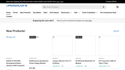 Screenshot preview of addicore.com