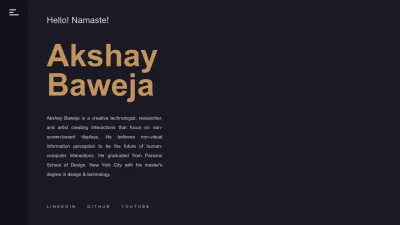 Screenshot preview of akshaybaweja.com