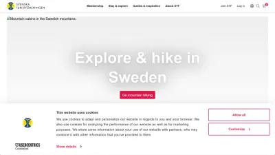 Screenshot preview of swedishtouristassociation.com
