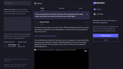 Screenshot preview of akademienl.social