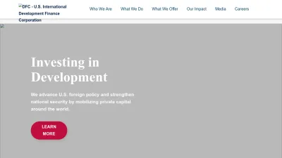 Screenshot preview of dfc.gov