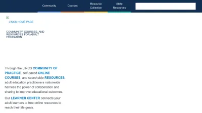 Screenshot preview of lincs.ed.gov