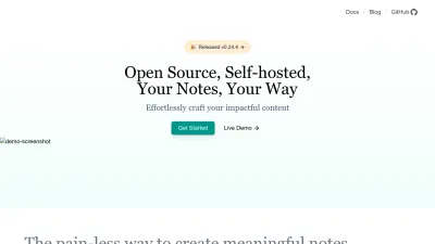 Screenshot preview of usememos.com