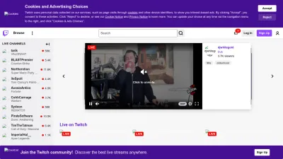 Screenshot preview of clips.twitch.tv