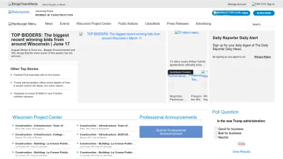 Screenshot preview of dailyreporter.com
