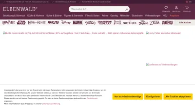 Screenshot preview of elbenwald.de