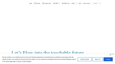 Screenshot preview of envox.eu