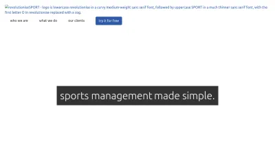 Screenshot preview of revolutionise.com.au