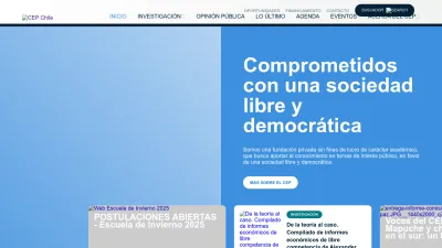 Screenshot preview of cepchile.cl