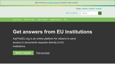 Screenshot preview of asktheeu.org