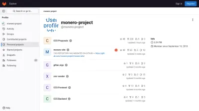 Screenshot preview of repo.getmonero.org