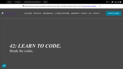 Screenshot preview of 42.fr