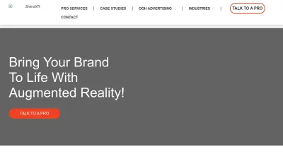 Screenshot preview of brandxr.io