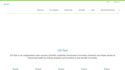 Screenshot preview of oatext.com