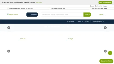 Screenshot preview of velleman.eu