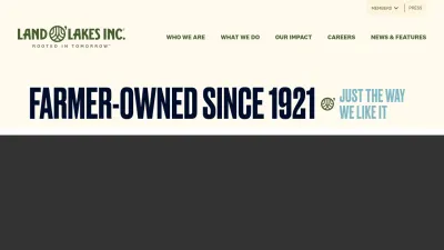 Screenshot preview of landolakesinc.com