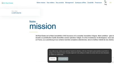 Screenshot preview of agrealestate.eu