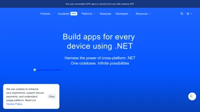Screenshot preview of avaloniaui.net