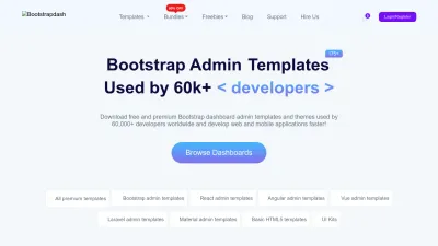 Screenshot preview of bootstrapdash.com
