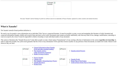 Screenshot preview of xanadu.com.au