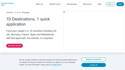 Screenshot preview of prodigyfinance.com
