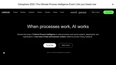 Screenshot preview of celonis.com