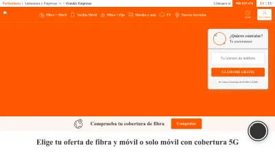 Screenshot preview of euskaltel.com