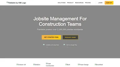 Screenshot preview of fieldwire.com