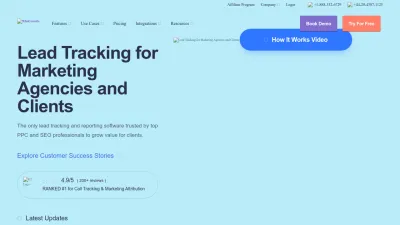 Screenshot preview of whatconverts.com